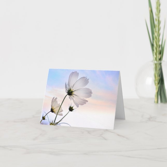 Cartão Windswept Cosmos All Purpose Note Cards (Frente)