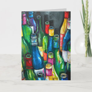 Cartão Wine greeting card