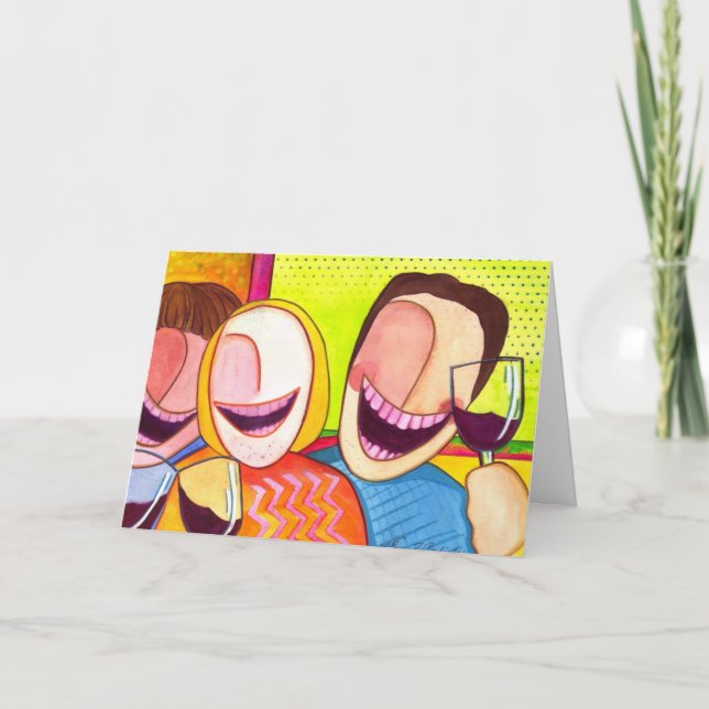 Cartão "Wine Teeth" Card (Frente)
