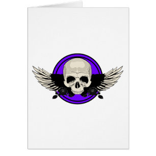 Cartão Wing Skull - PURPLE