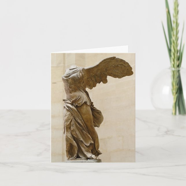 Cartão Winged Victory of Samothrace (Frente)