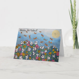 Cartão Wings of Summer birthday card