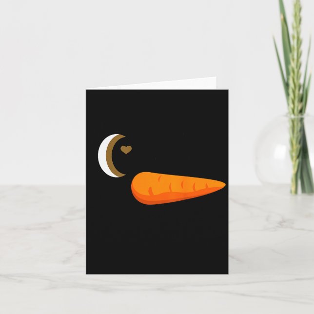 Cartão Winking Snowman Ornament Eyelashes Christmas Costu (Frente)