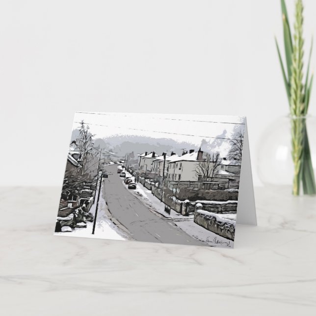 Cartão Winney Hill, Harthill com Woodall. (Frente)