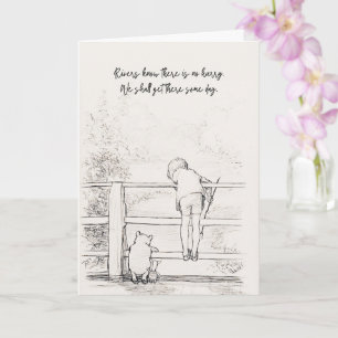 Cartão Winnie the Pooh No Rush