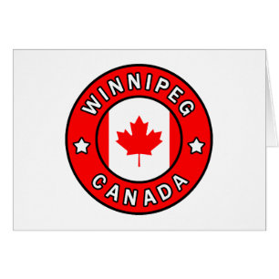 Cartão Winnipeg Canada