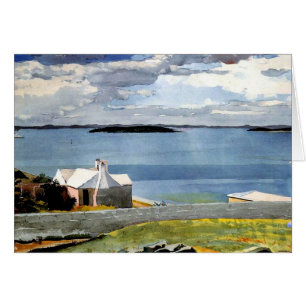 Cartão Winslow Homer - Água Interior, Bermudas