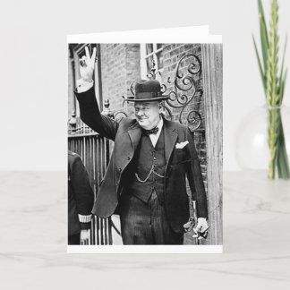 Cartão Winston Churchill