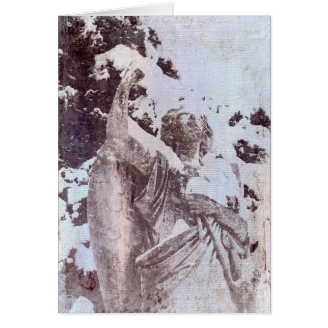 Cartão Winter Angel (Frente)