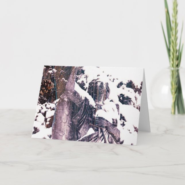 Cartão Winter Angel (Frente)