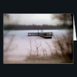 Cartão WINTER CARD: Lake Harriet, "Dock", Mpls., MN_<br><div class="desc">VAZIO do lago Harriet Parkway,  - Minneapolis,  Minnesota</div>