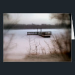 Cartão WINTER CARD: Lake Harriet, "Dock", Mpls., MN_<br><div class="desc">VAZIO do lago Harriet Parkway, - Minneapolis, Minnesota</div>