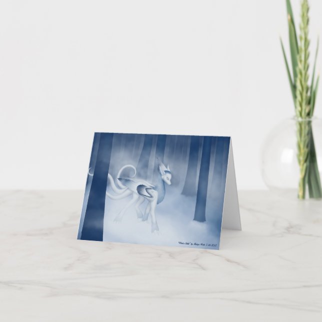 Cartão "Winter Chill" by Kaiya Wells - blank card (Frente)