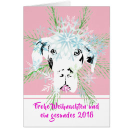 Cartão Winter Great Dane