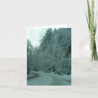 Cartão Winter Journey