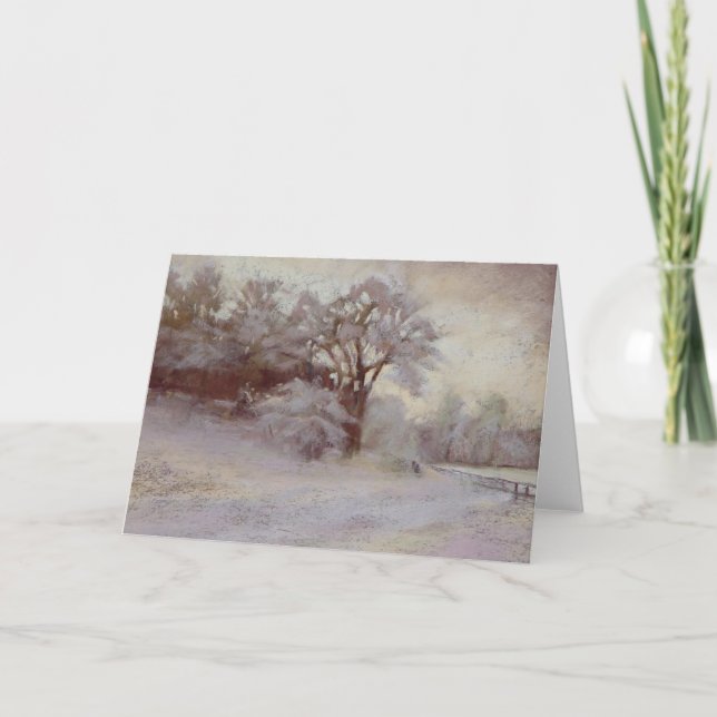 Cartão Winter Morn Card (Frente)