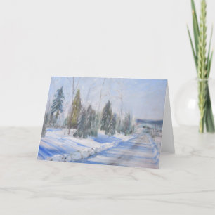 Cartão Winter Morning Greeting Card