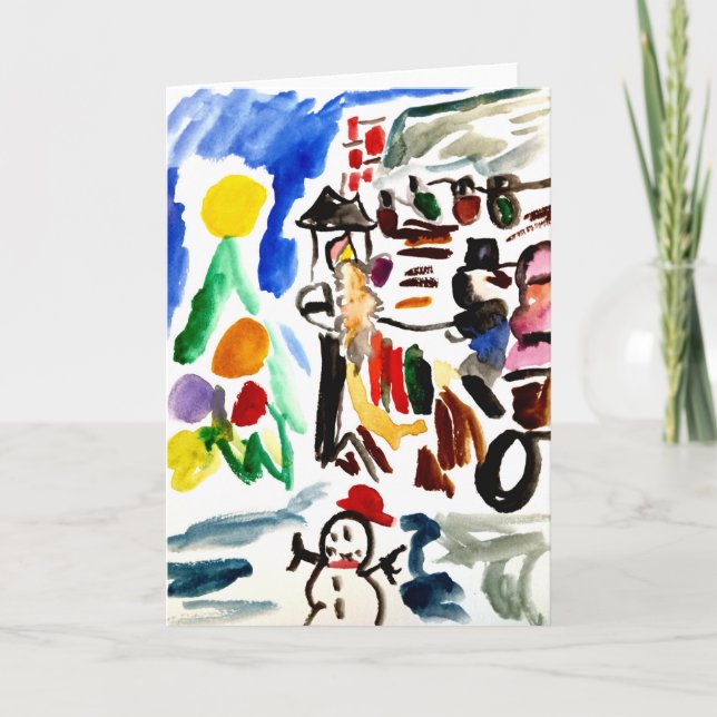 Cartão Winter set  (Frente)