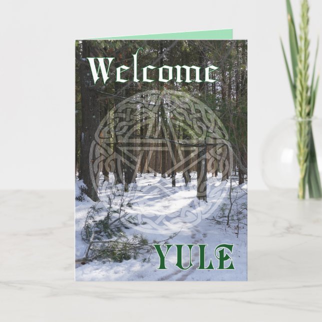 Cartão Winter Shadow and Light (Frente)