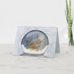Cartão Winter Snowglobe Card