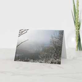 Cartão Winter The Macclesfield Forest