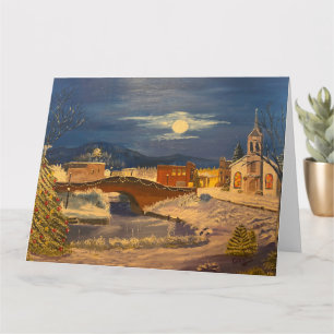 Cartão Winter Village, por Gary Poling