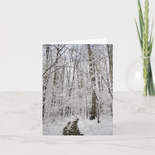 Cartão Winter Wonderland (Frente)