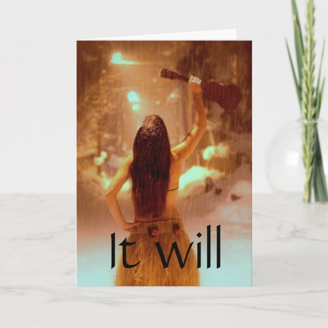 Cartão Winter wonderland, It will be the best year (Frente)