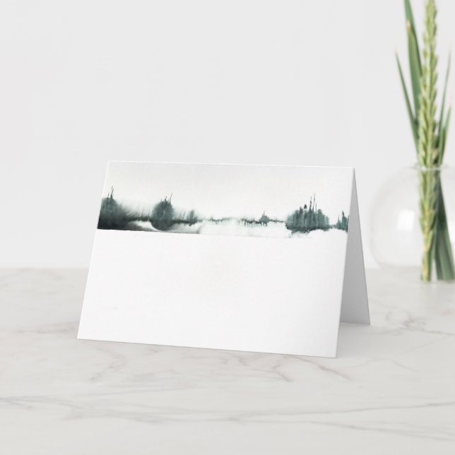 Cartão Winter Zen (Frente)