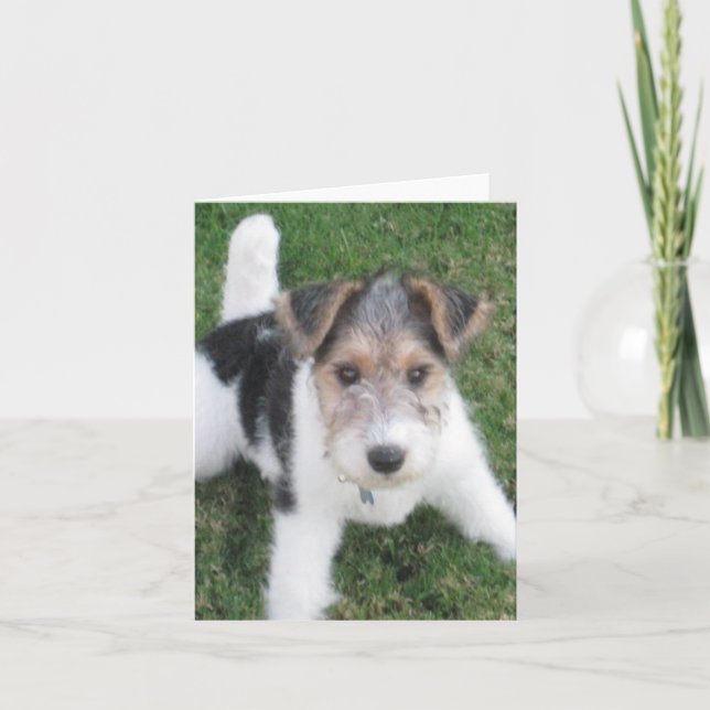 Cartão Wire Puppy Note (Frente)