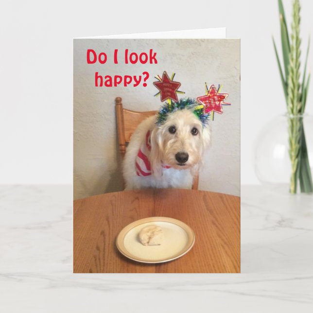 CARTÃO **WISH I COULD SEE YOU FOR YOUR BIRTHDAY** (Frente)