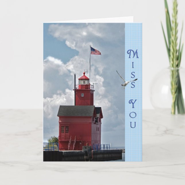 Cartão Wish You Were Here (Frente)