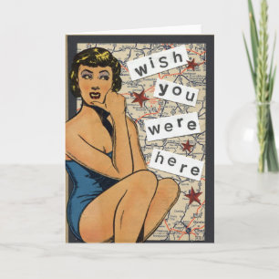 Cartão Wish You Were Here