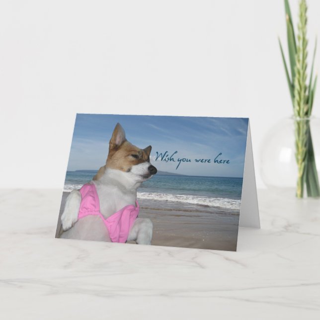 Cartão Wish You Were Here Card (Frente)