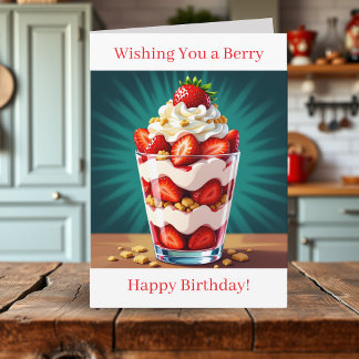 Cartão Wishing You a Berry Happy Birthday!