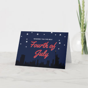 Cartão Wishing You The Best Fourth of July Card