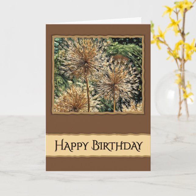 Cartão Wishing You the Happiest Birthday - Card (Flor Amarela)