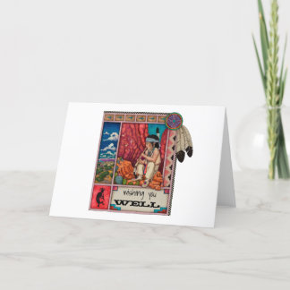 Cartão Wishing you WELL greeting card