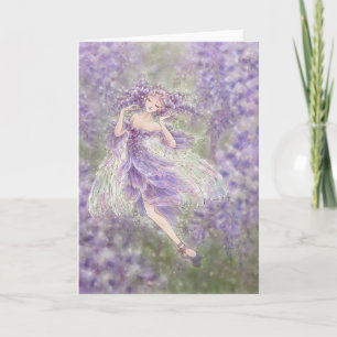 Cartão Wisteria Greeting Card