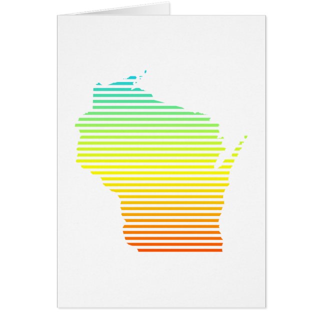 Cartão wisWisconsin chill fade (Frente)