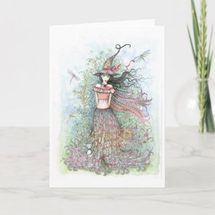 Cartão Witch Dragonfly por Molly Harrison
