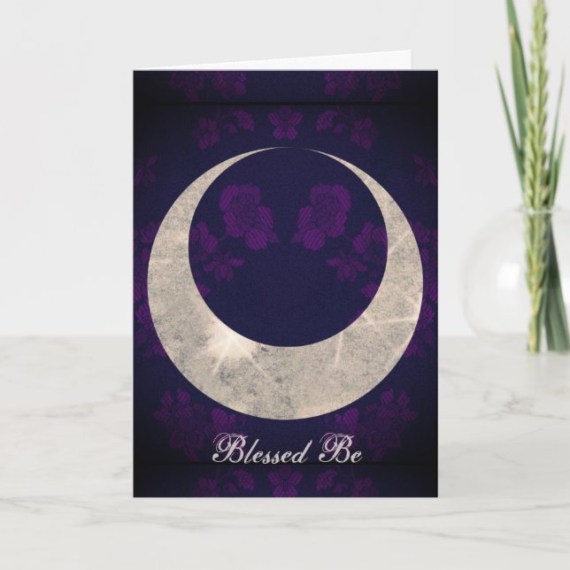 Cartão Witch Prim Horned Moon Goddess (Frente)