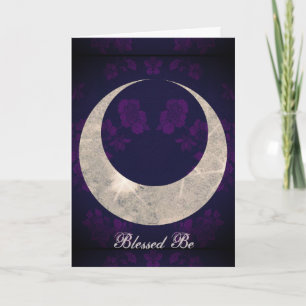 Cartão Witch Prim Horned Moon Goddess