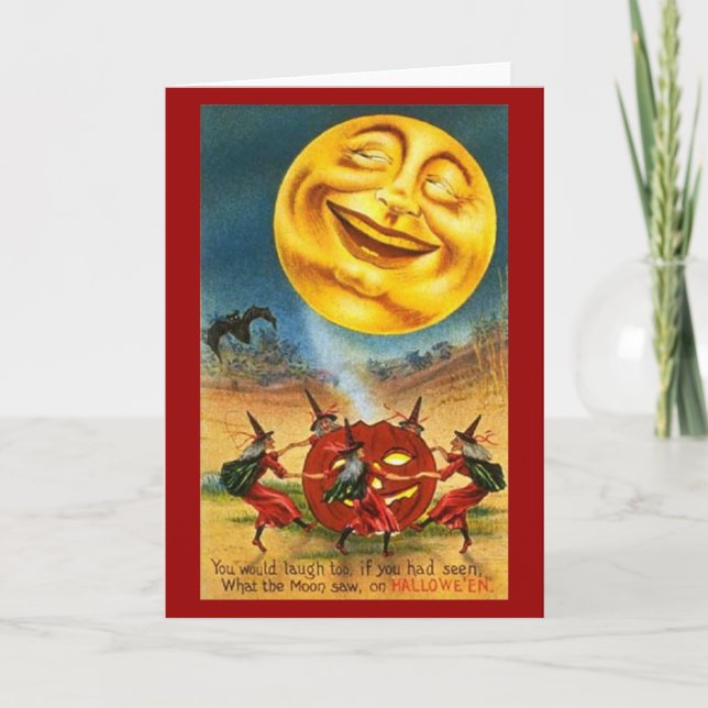 Cartão Witches Dancing - Halloween Card (Frente)