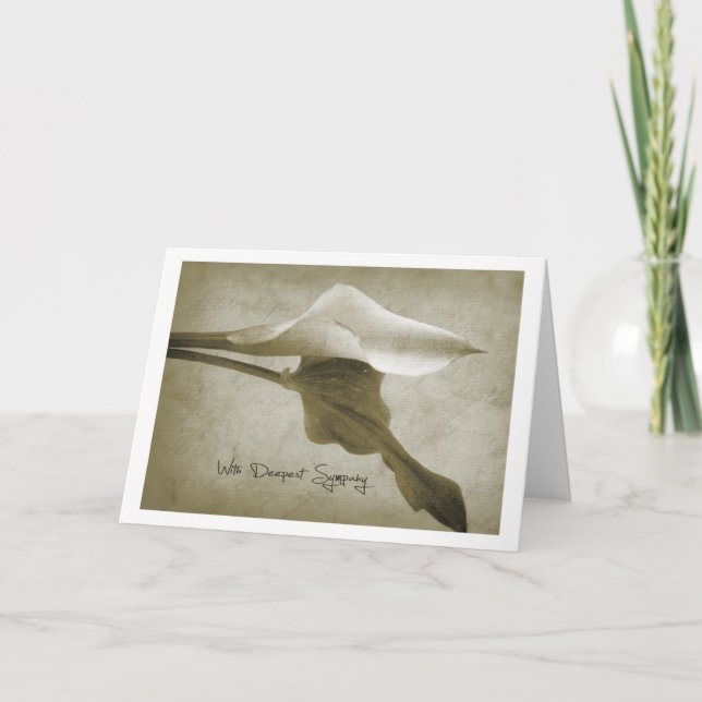 Cartão with deepest sympathy (Frente)