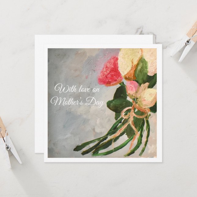 Cartão With Love on Mother’s Day (Frente/Verso In Situ)