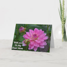 Cartão With Love To My Dear Mom