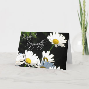 Cartão With Sympathy Greeting Card