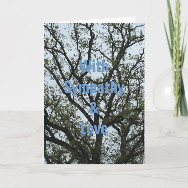 Cartão With Sympathy & Love (Frente)