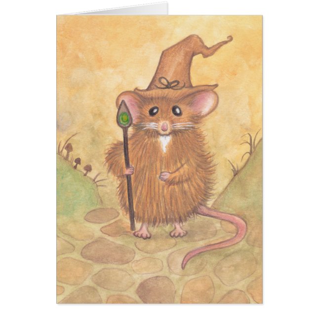 Cartão Wizard Mouse (Frente)